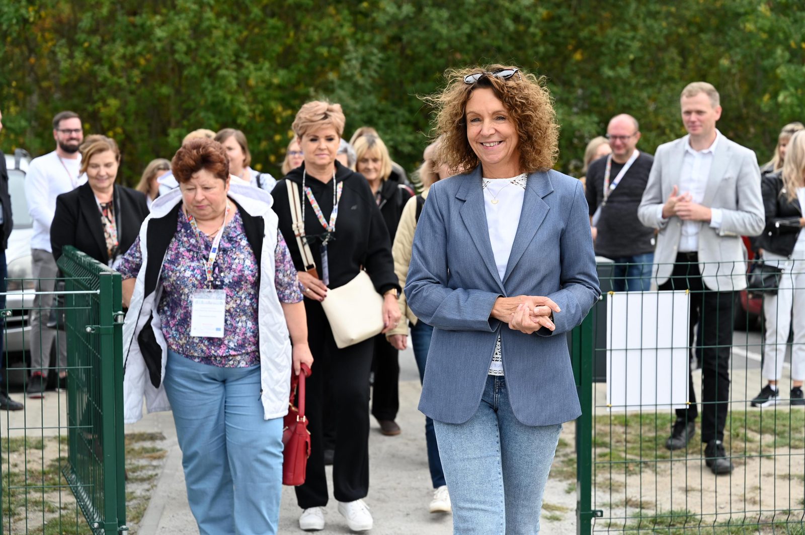 Goście z Mazowsza poznali kompleks sportowo-rekreacyjny na Przylesiu
